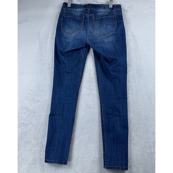 Democracy Skinny Jeans Womens Size 6 AB Solution Mid Rise B1105BKV230 Blue - Picture 2 of 12